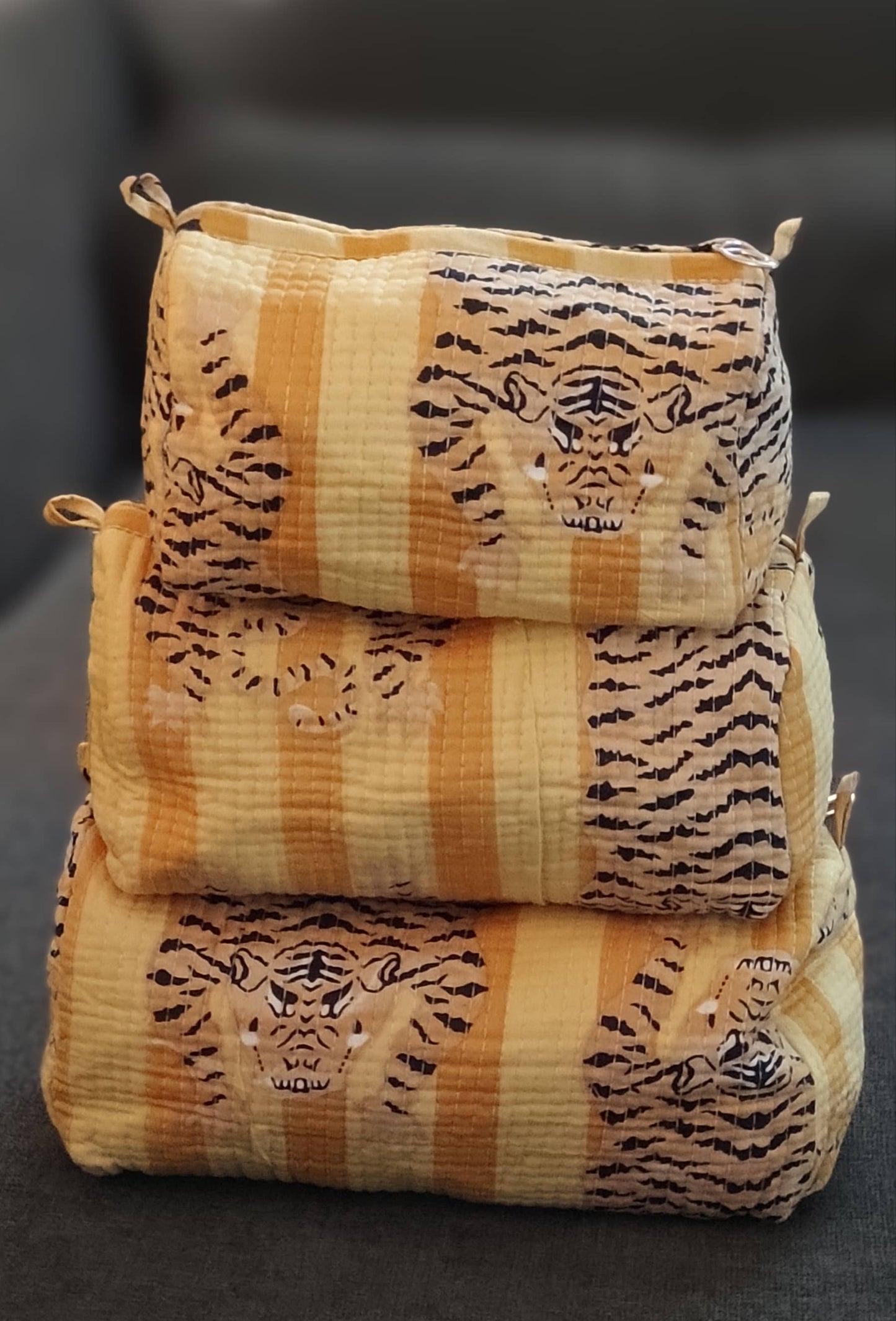 Fierce & Fancy Quilted Makeup Bags