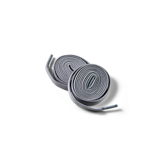 Stretchy Travel Shoelaces By Bread - Vulture Gray