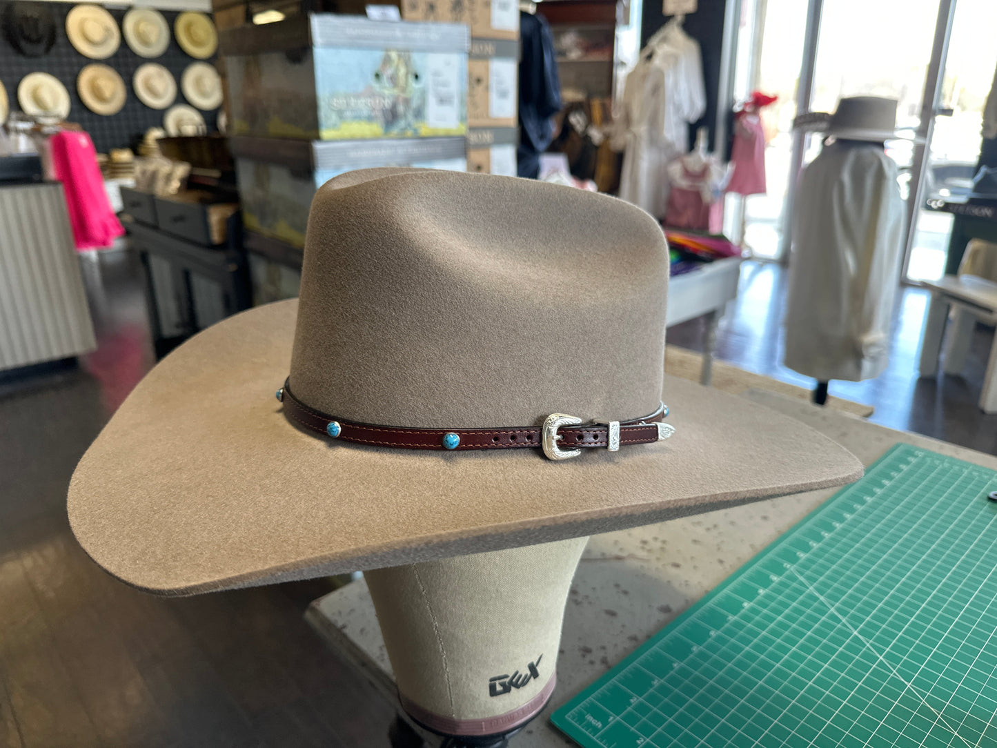 THE SILVERADO TURQUOISE HAT BAND
