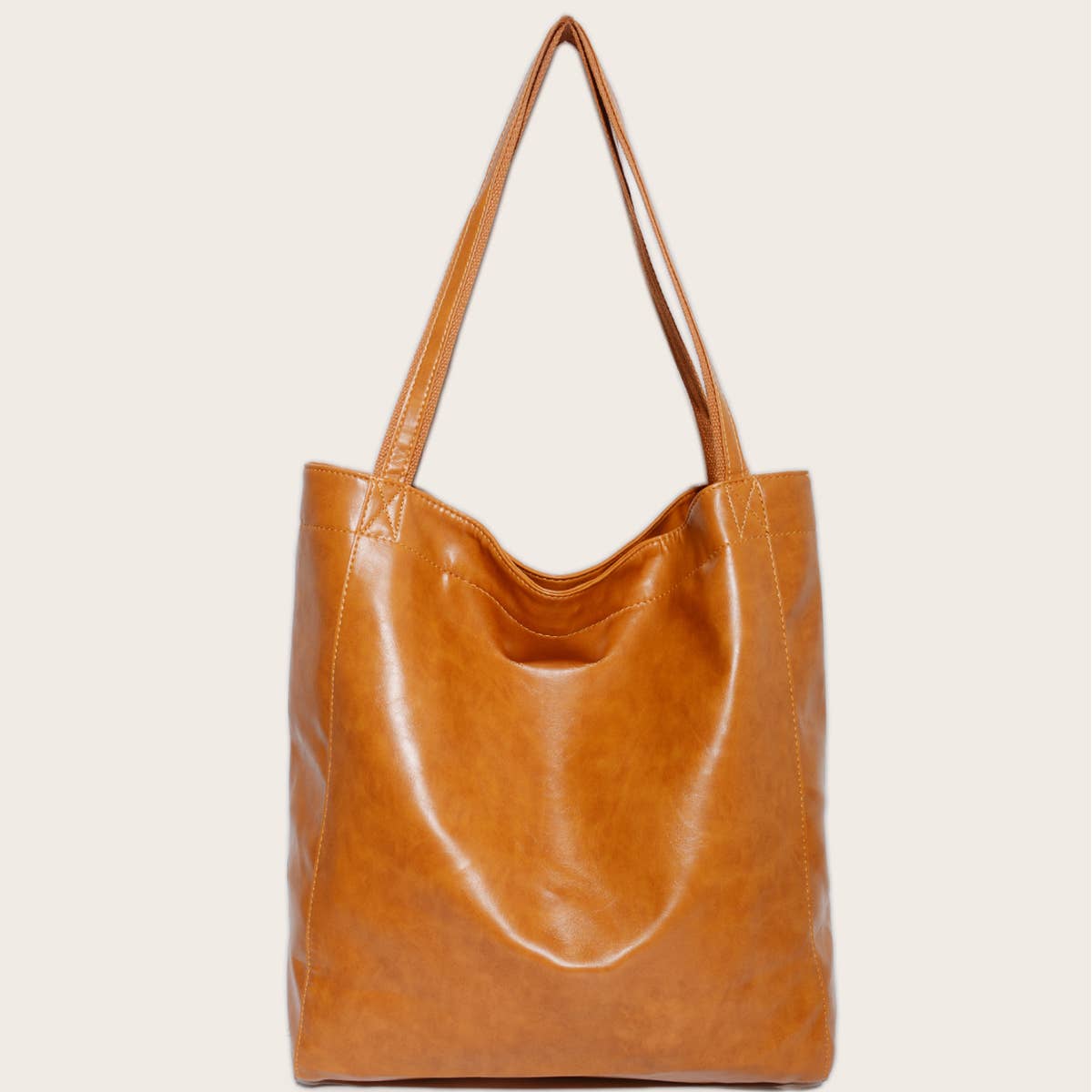 SOFT LEATHER LARGE TOTE BAG