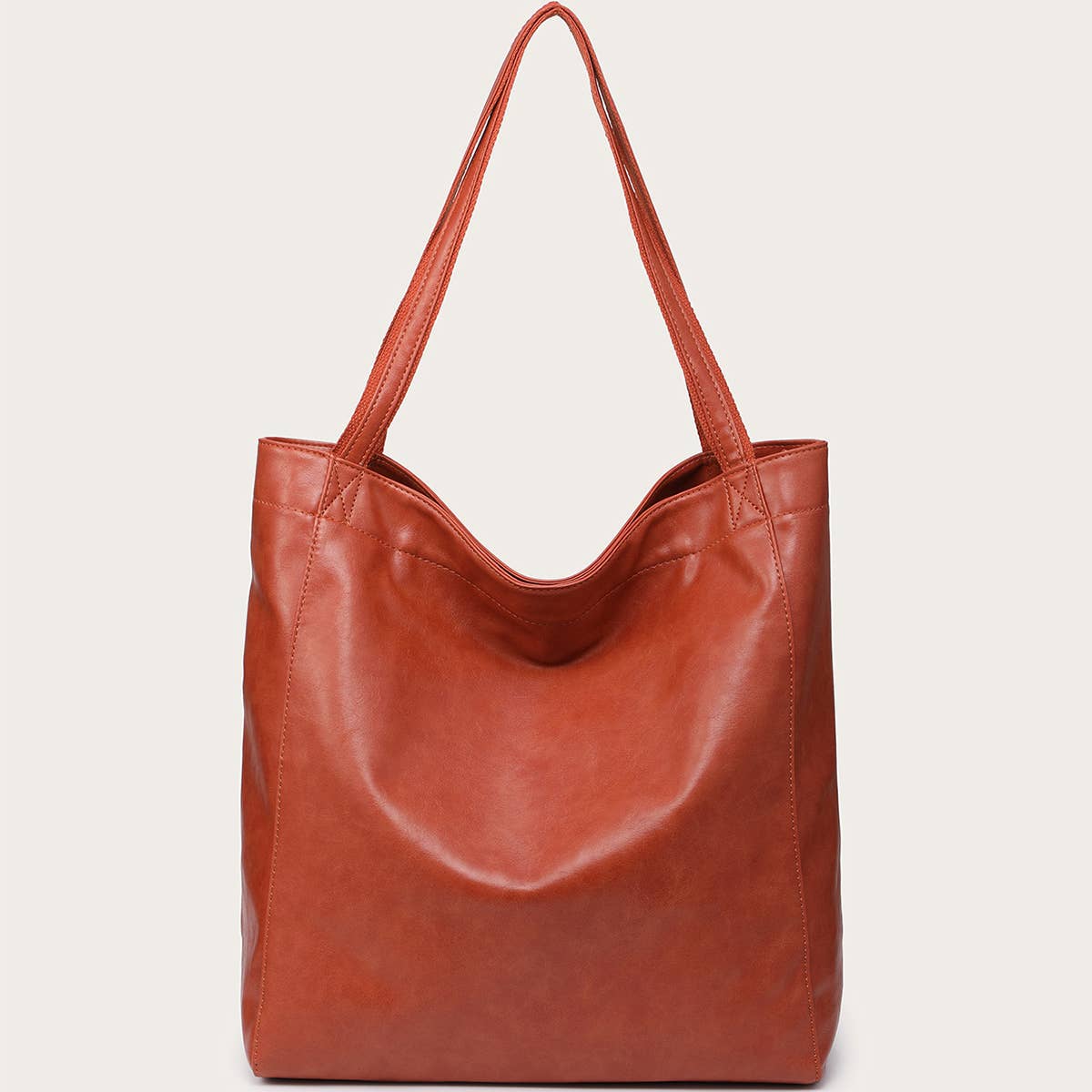 SOFT LEATHER LARGE TOTE BAG