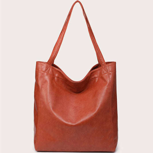 SOFT LEATHER LARGE TOTE BAG