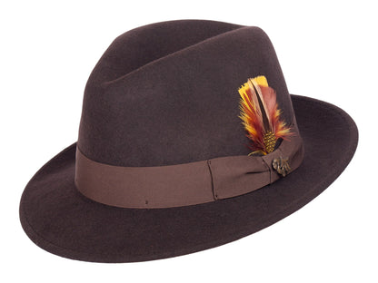 BIGALLI MILANO WOOL FEDORA