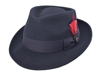 BIGALLI QUICKSTEP WOOL FEDORA