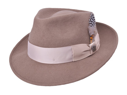 BIGALLI QUICKSTEP WOOL FEDORA