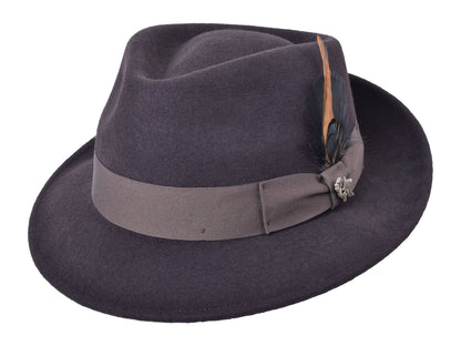 BIGALLI QUICKSTEP WOOL FEDORA