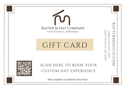 Rafter M Hat Company Gift Card
