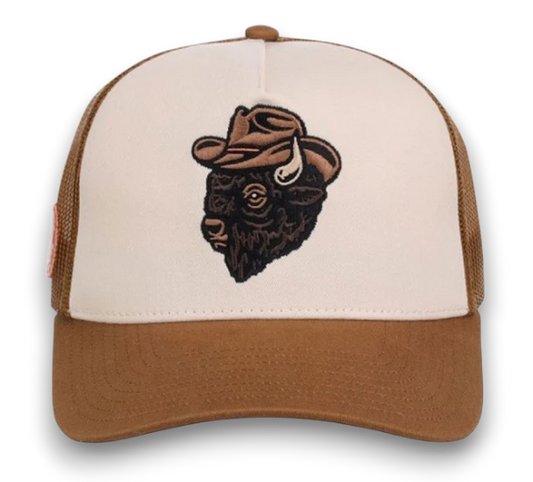 STETSON OUTLAW BISON TRUCKER HAT
